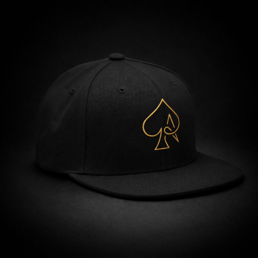 Suits Spade Snapback Cap