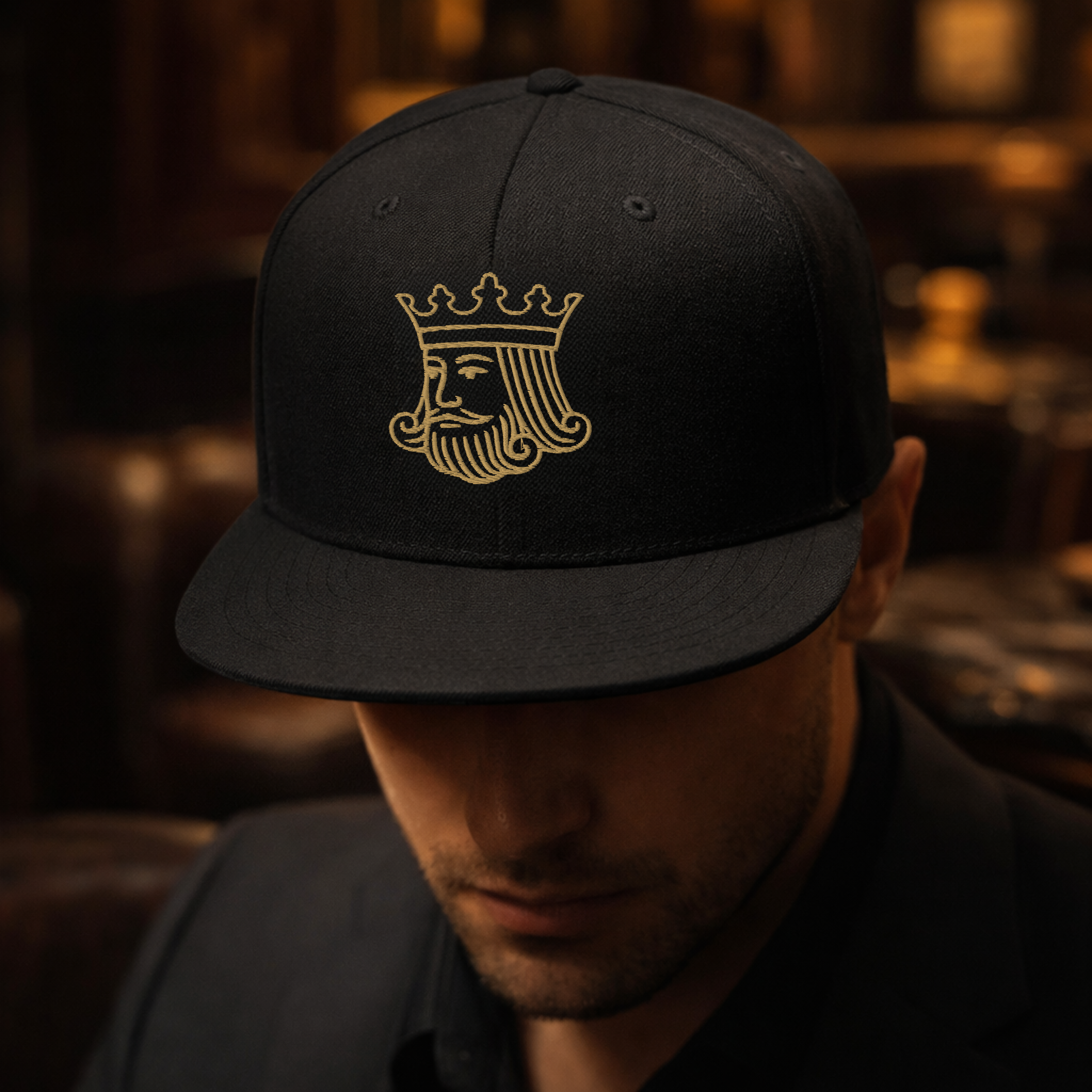 King Snapback Hat